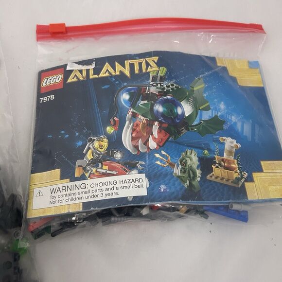 Misc Lego Sets Bundle Includes Atlantis Lego Movie DC comics Not Complete - Picture 10 of 11